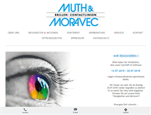 Tablet Screenshot of muth-moravec.de